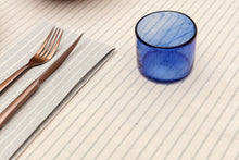 Load image into Gallery viewer, Cloth Napkins - Grey Striped and Natural Striped