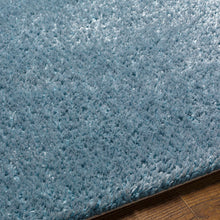 Load image into Gallery viewer, Heavenly Solid Blue Plush Rug