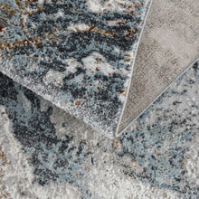Load image into Gallery viewer, Lively Marble Blue Area Rug