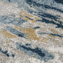 Load image into Gallery viewer, Live Marble Blue Area Rug