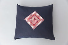 Load image into Gallery viewer, Diamond Pillow Cover - Blue