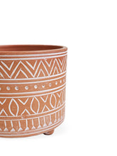 Load image into Gallery viewer, Hand Etched Terracotta Pot - Small
