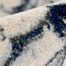 Load image into Gallery viewer, Glendon Cream Blue Marble Rug
