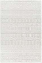 Load image into Gallery viewer, Cira Ivory Textured Area Rug with Fringes

