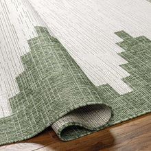 Load image into Gallery viewer, Djugun Green Indoor &amp; Outdoor Rug
