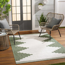 Load image into Gallery viewer, Djugun Green Indoor &amp; Outdoor Rug
