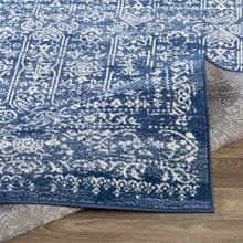 Load image into Gallery viewer, Michie Dark Blue Area Rug

