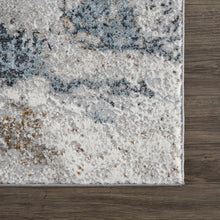 Load image into Gallery viewer, Lively Marble Blue Area Rug
